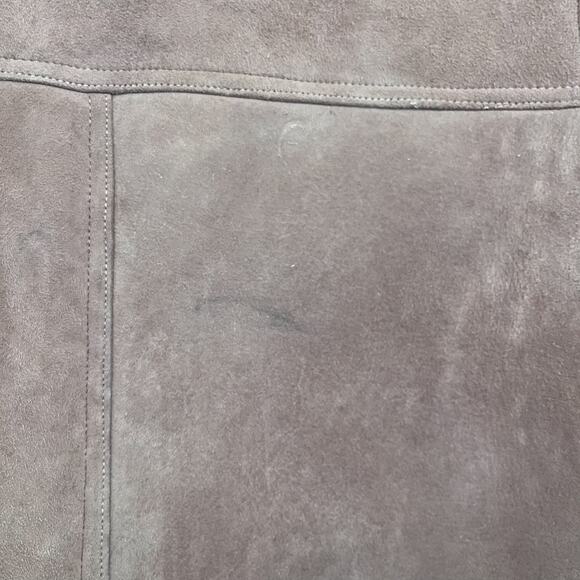 Vintage David Church Suede Mens Coat Size 40 Brown Shearling Sheepskin Marlboro - Picture 12 of 12